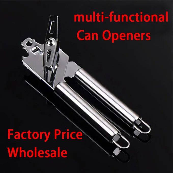 Fast Free Shipping Stainless steel can opener tin-opener multi-functional open cans,bottle opener kitchen Factory Price
Fast Free Shipping Stainless steel can opener tin-opener multi-functional open cans,bottle opener kitchen Factory Price