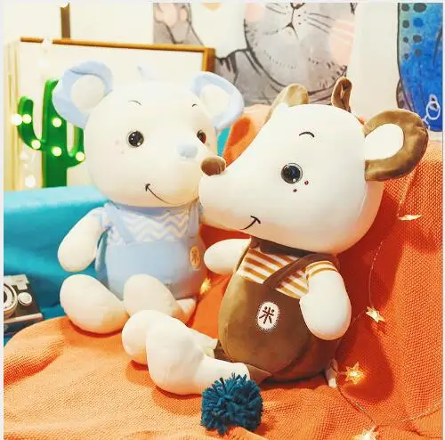 WYZHY Cute cute little rice mouse doll plush toy accompanied by doll pillow to send girls holiday gifts 60CM
WYZHY Cute cute little rice mouse doll plush toy accompanied by doll pillow to send girls holiday gifts 60CM