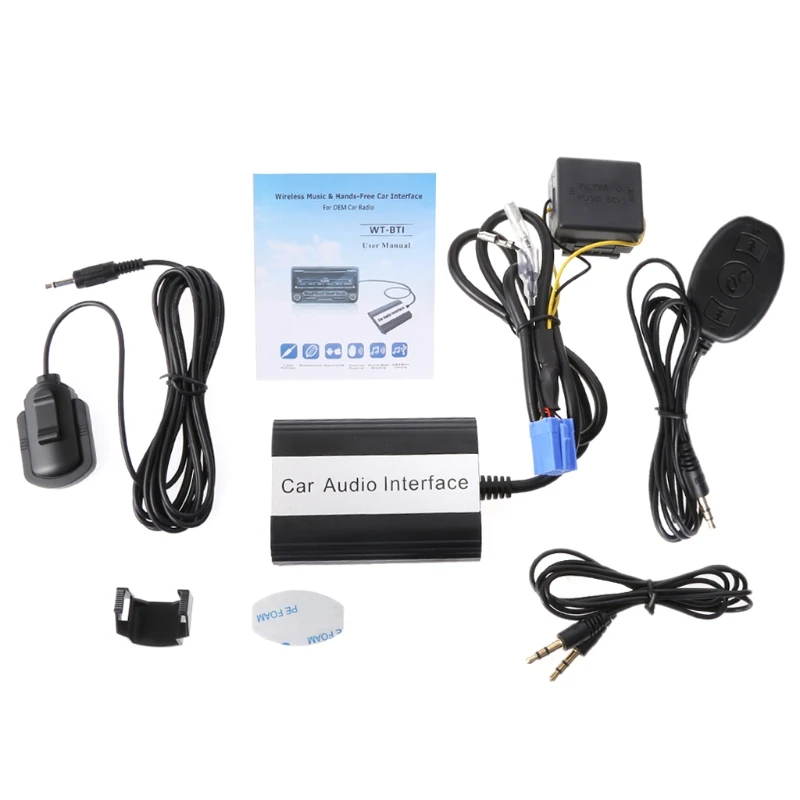 OOTDTY 1 комплект гарнитуры для автомобиля Bluetooth наборы MP3 AUX адаптер Интерфейс Fiat Alfa