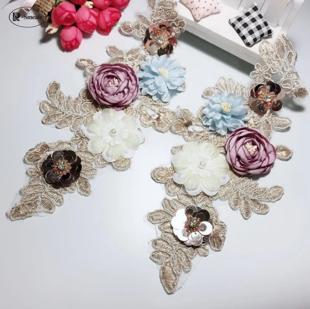 DIY Handmade Lace Cloth, Gold Wire, Bone, Flower, and Three-dimensional Accessories 25*12cm RS2217
DIY Handmade Lace Cloth, Gold Wire, Bone, Flower, and Three-dimensional Accessories 25*12cm RS2217