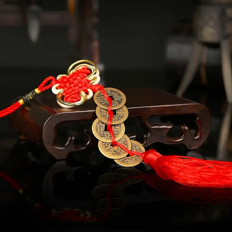 Chinese Knot Feng Shui Lucky Wealth 3/6/8/9/10 Coins For Home Car Hanging Tassel RED
Chinese Knot Feng Shui Lucky Wealth 3/6/8/9/10 Coins For Home Car Hanging Tassel RED
