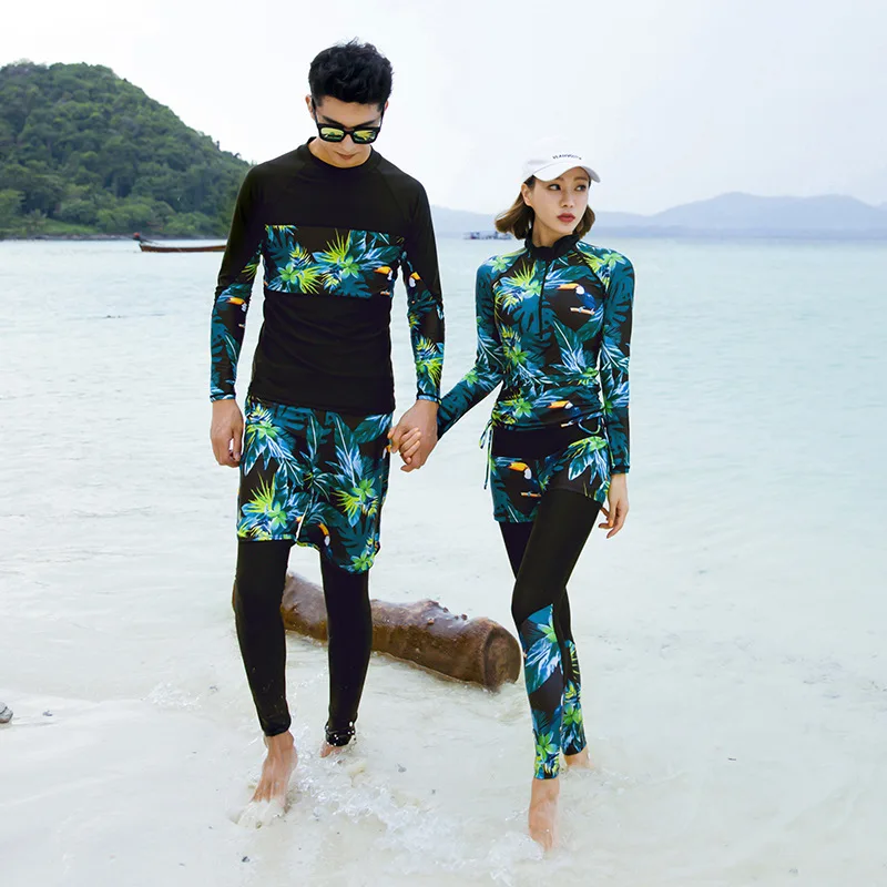 Korean Swimwear For Women Bikini Guard Clothes Surf Wear Plus Size Rash Wetsuit Split Swimsuit Long Sleeve Pants Lovers Suits
Korean Swimwear For Women Bikini Guard Clothes Surf Wear Plus Size Rash Wetsuit Split Swimsuit Long Sleeve Pants Lovers Suits