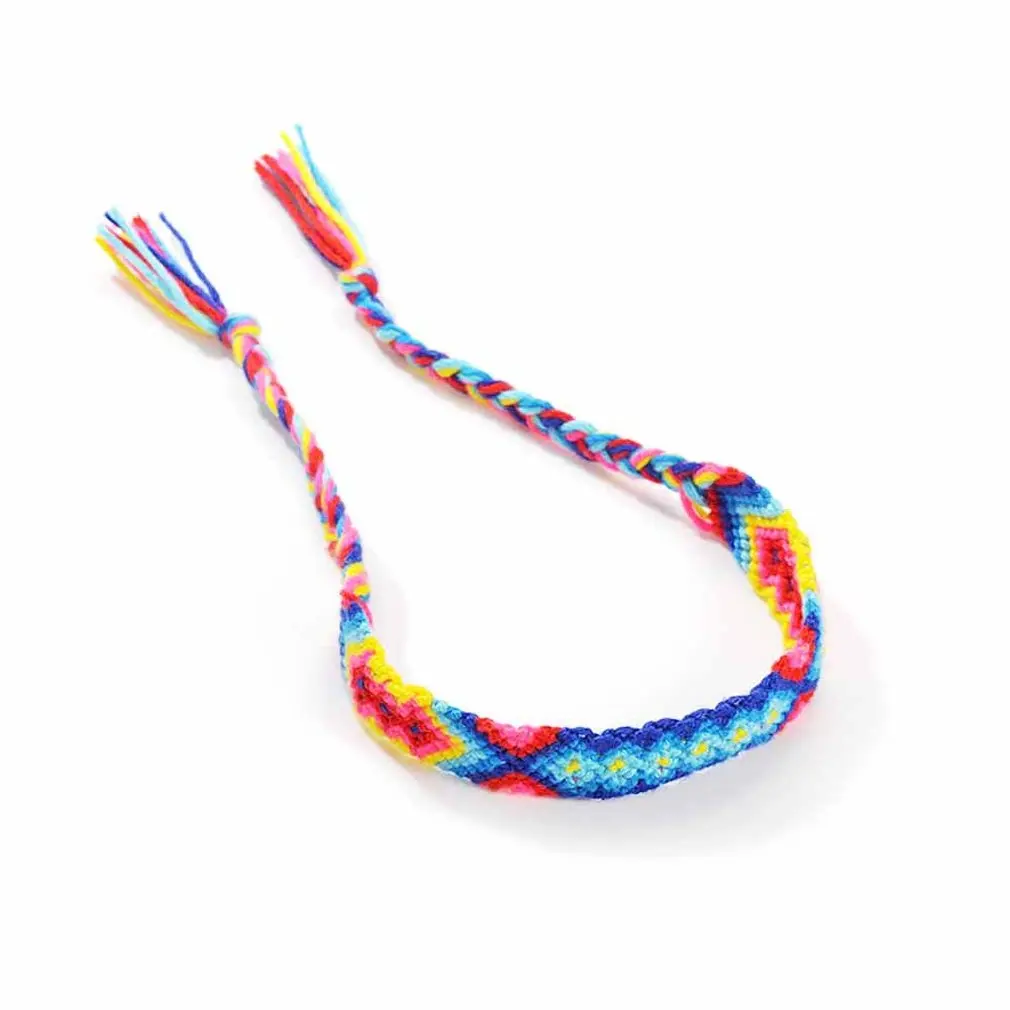 Fashion Bohemian Retro Ethnic Wind Woven Bracelet Lucky Fluorescent Colorful Totem Jewelry Nepalese Hand Rope
Fashion Bohemian Retro Ethnic Wind Woven Bracelet Lucky Fluorescent Colorful Totem Jewelry Nepalese Hand Rope
