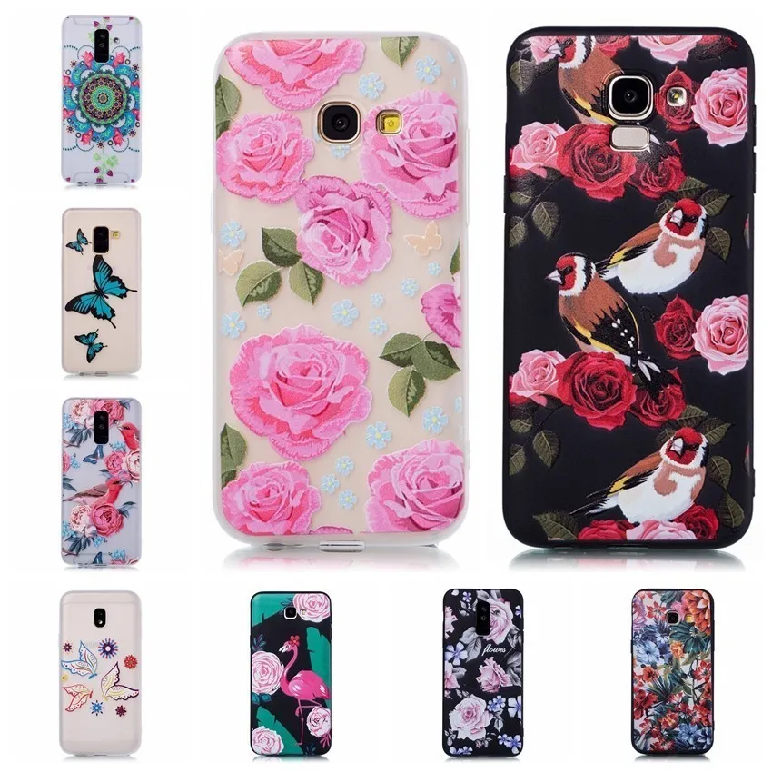 Soft TPU 3D Relief Flower Phone Case For Samsung Galaxy J2 J3 J5 J7 J4 J6 J8 Pro Prime 2017 2018 J330 Leaves Butterfly on Covers
Soft TPU 3D Relief Flower Phone Case For Samsung Galaxy J2 J3 J5 J7 J4 J6 J8 Pro Prime 2017 2018 J330 Leaves Butterfly on Covers
