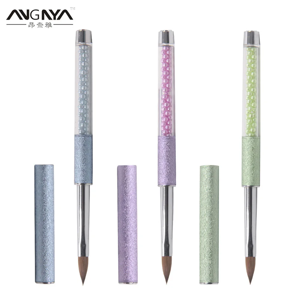 ANGNYA 2018 New Arrival Pure Kolinsky Hair Beauty Pearl Inside Nail Acrylic Brush 10# 10PCS/ lot Pure Color Hot Sale A015
ANGNYA 2018 New Arrival Pure Kolinsky Hair Beauty Pearl Inside Nail Acrylic Brush 10# 10PCS/ lot Pure Color Hot Sale A015