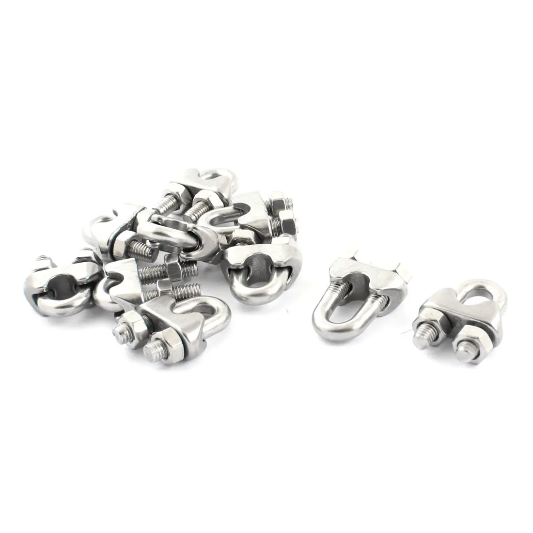UXCELL 10Pcs Stainless Steel Durable Cable Clip Saddle Clamp For 1/4" 6Mm Wire Ropes Clips Mainly Used In Ships Vessels Wirerope
UXCELL 10Pcs Stainless Steel Durable Cable Clip Saddle Clamp For 1/4" 6Mm Wire Ropes Clips Mainly Used In Ships Vessels Wirerope