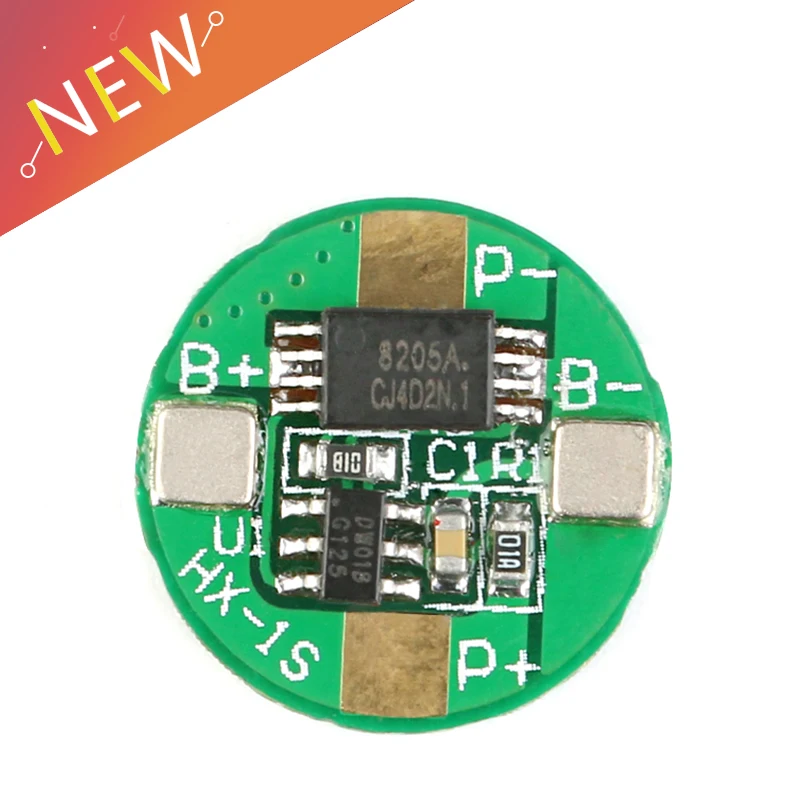 3.7V 18650 Protection Board 3.7V 1S 2.5A BMS PCM PCB Battery Protection Board For 3.7V Li-ion lithium Battery Cell Pack
3.7V 18650 Protection Board 3.7V 1S 2.5A BMS PCM PCB Battery Protection Board For 3.7V Li-ion lithium Battery Cell Pack