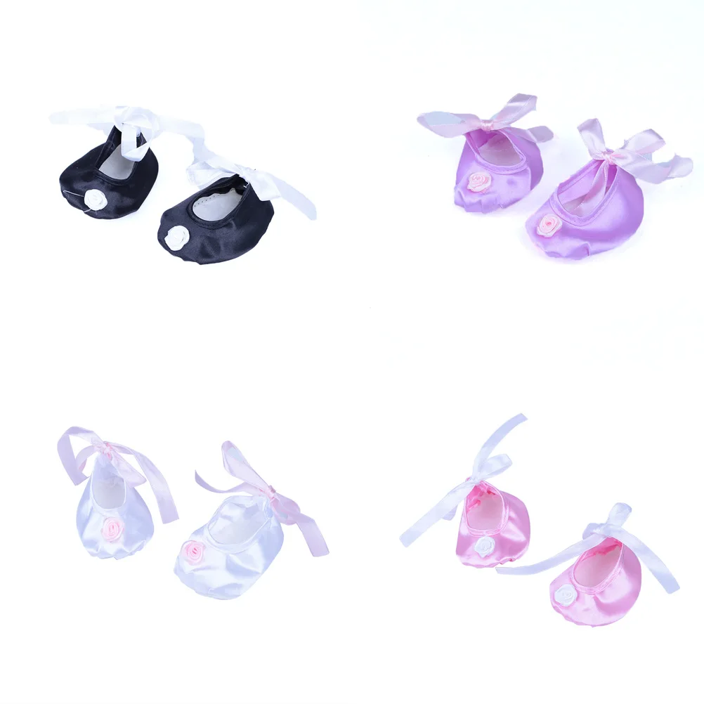 1pair Doll Accessories Doll Shoes Ballet Satin Slippers Dance Shoes Fits For American 18'' Inch Dolls Girl Gift
1pair Doll Accessories Doll Shoes Ballet Satin Slippers Dance Shoes Fits For American 18'' Inch Dolls Girl Gift
