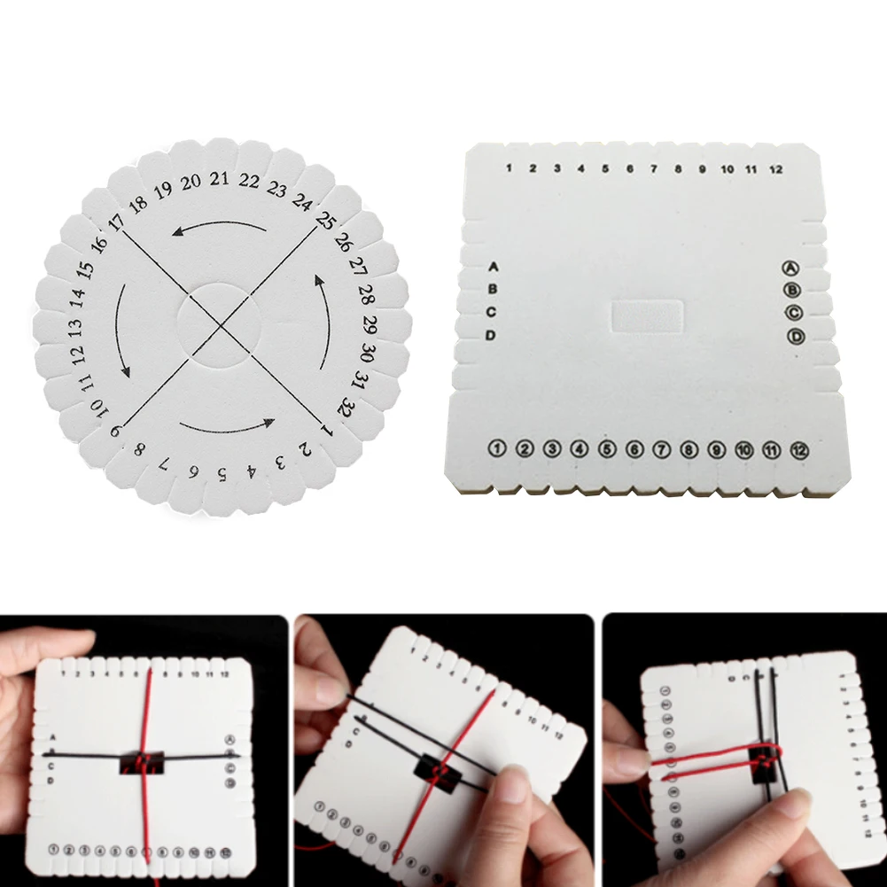 2PCS Weaving Practical Braided Plate Braiding Disks Beading Kumihimo Jewelry DIY Tools Round Square Knitting Board Rope
2PCS Weaving Practical Braided Plate Braiding Disks Beading Kumihimo Jewelry DIY Tools Round Square Knitting Board Rope