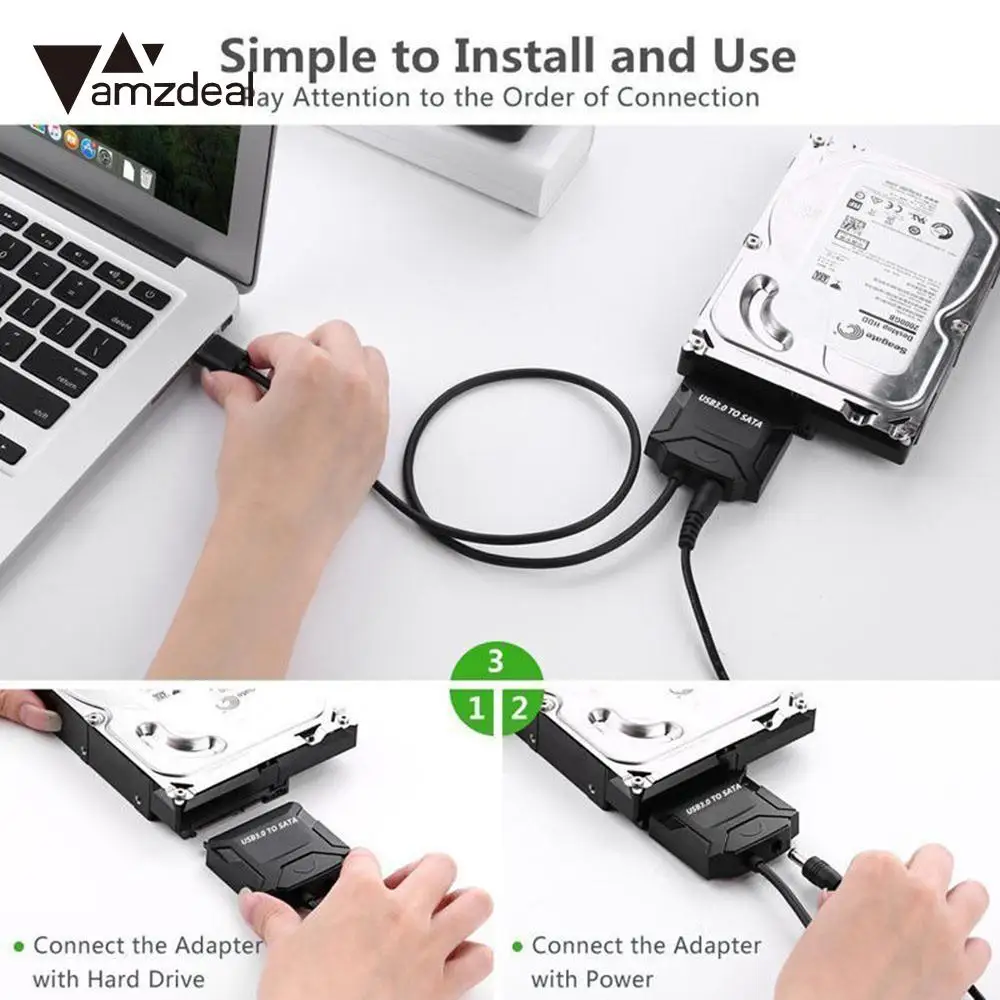 Hard Disk Adapter SATA III To USB 3.0 HDD Adapter External Enclosure Hard Drive Adapter 2.5/3.5 Inch SATA 3
Hard Disk Adapter SATA III To USB 3.0 HDD Adapter External Enclosure Hard Drive Adapter 2.5/3.5 Inch SATA 3