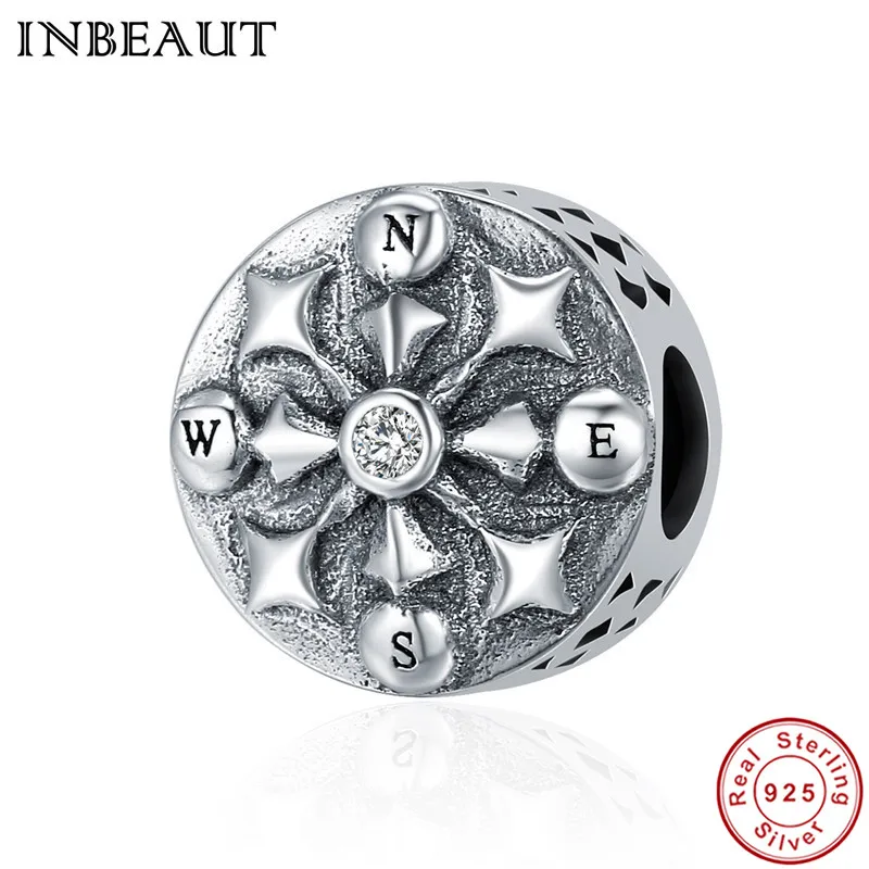 INBEAUT 100% Real 925 Sterling Silver Compass Charm Women Ancient Geometric Arrow Beads fit S925 Bracelet Women Jewelry
INBEAUT 100% Real 925 Sterling Silver Compass Charm Women Ancient Geometric Arrow Beads fit S925 Bracelet Women Jewelry