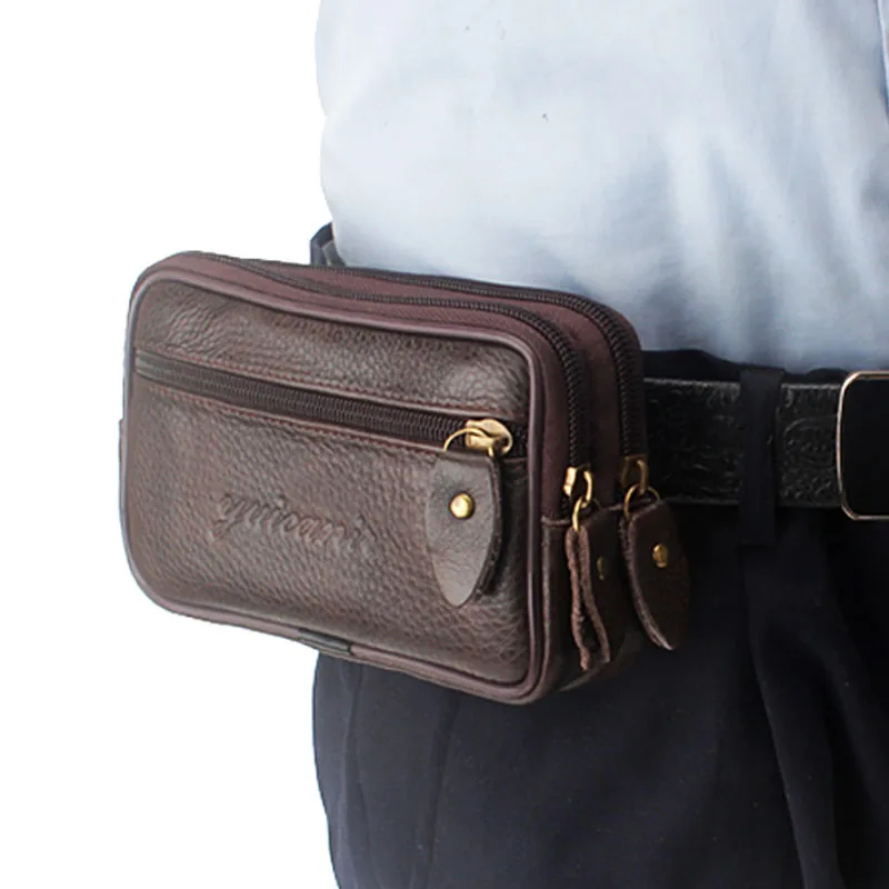 Men Genuine Leather Travel Cell Mobile Phone Belt Pouch Purse Fanny Pack Waist Bag wallet New
Men Genuine Leather Travel Cell Mobile Phone Belt Pouch Purse Fanny Pack Waist Bag wallet New
