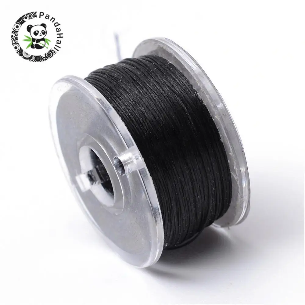 0.1mm Special Coated Polyester Threads For Seed Beads Jewelry Findings for DIY Black White about 50yards/roll
0.1mm Special Coated Polyester Threads For Seed Beads Jewelry Findings for DIY Black White about 50yards/roll