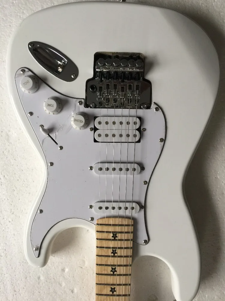 Top quality FDST-1064 white color maple fretboard solid mahogany body with tremolo Stratocaster electric guitar, Free shipping
Top quality FDST-1064 white color maple fretboard solid mahogany body with tremolo Stratocaster electric guitar, Free shipping