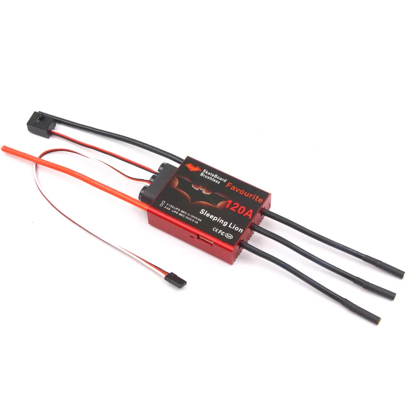 FATJAY Favourite Sleeping Lion 120A 5-12S High Voltage sensored ESC single motor drive controller for electric skateboard
FATJAY Favourite Sleeping Lion 120A 5-12S High Voltage sensored ESC single motor drive controller for electric skateboard