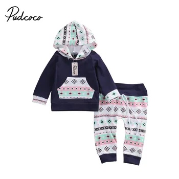 2pcs!!Newborn Baby Girl Boy Clothes Navy Blue Long Sleeve Hooded Tops T-shirt+Floral Pants Leggings Cotton Baby Outfits Set
2pcs!!Newborn Baby Girl Boy Clothes Navy Blue Long Sleeve Hooded Tops T-shirt+Floral Pants Leggings Cotton Baby Outfits Set