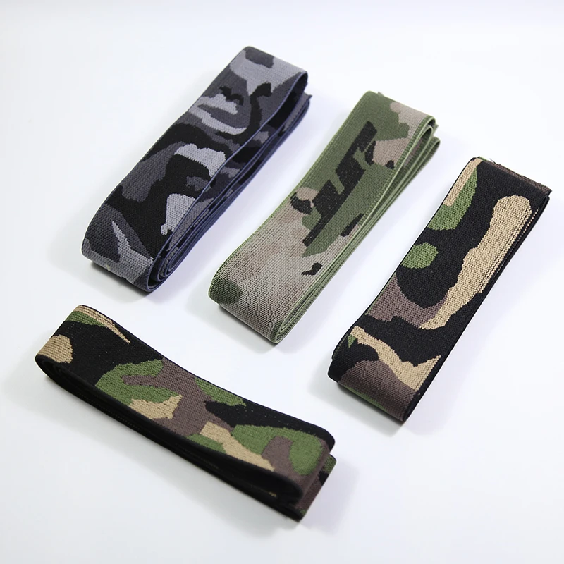 Skin-friendly soft camouflage elastic band embroidered elastic pants belt red elastic webbing band rubber leggings
Skin-friendly soft camouflage elastic band embroidered elastic pants belt red elastic webbing band rubber leggings