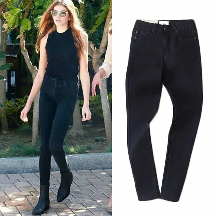 Skinny Jeans Woman Autumn New 2016 Pencil Jeans For Women Fashion Slim black Jeans High Waist Women's Ultra Elastic Denim Pants
Skinny Jeans Woman Autumn New 2016 Pencil Jeans For Women Fashion Slim black Jeans High Waist Women's Ultra Elastic Denim Pants
