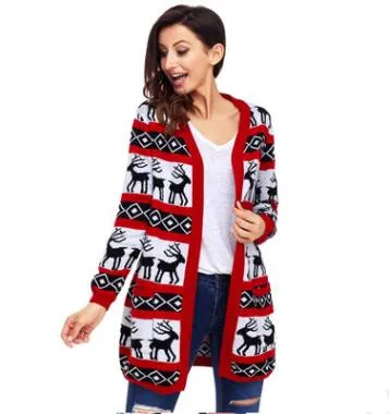 2018 New Spring Winter Women Printing Long Sleeve Loose Sweaters V-Neck Christmas Coat Plus Size Warm Cardigan Tops
2018 New Spring Winter Women Printing Long Sleeve Loose Sweaters V-Neck Christmas Coat Plus Size Warm Cardigan Tops