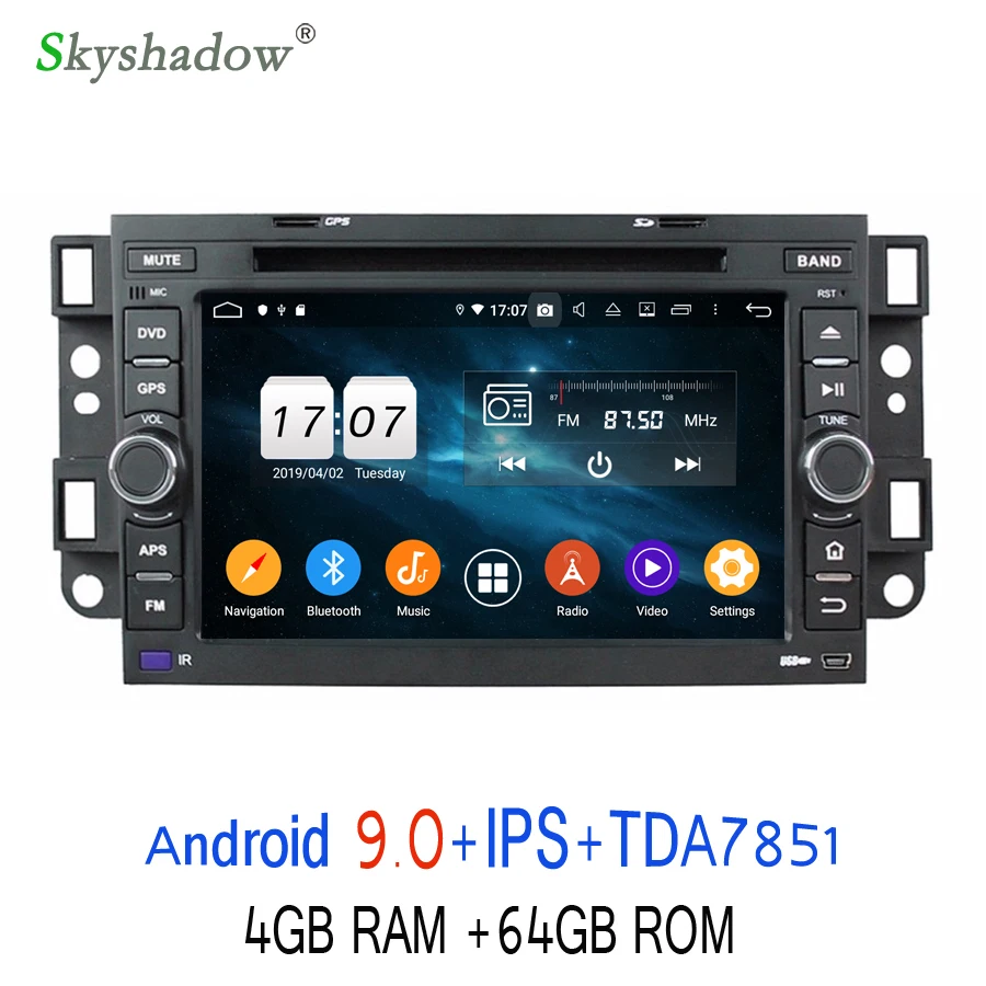 TDA7851 Android 9.0 64GB + 4G For Chevrolet Epica Aveo Captiva 2006-2012 Car DVD Player Wifi LTE Bluetooth 4.2 RDS RADIO GPS Map
TDA7851 Android 9.0 64GB + 4G For Chevrolet Epica Aveo Captiva 2006-2012 Car DVD Player Wifi LTE Bluetooth 4.2 RDS RADIO GPS Map