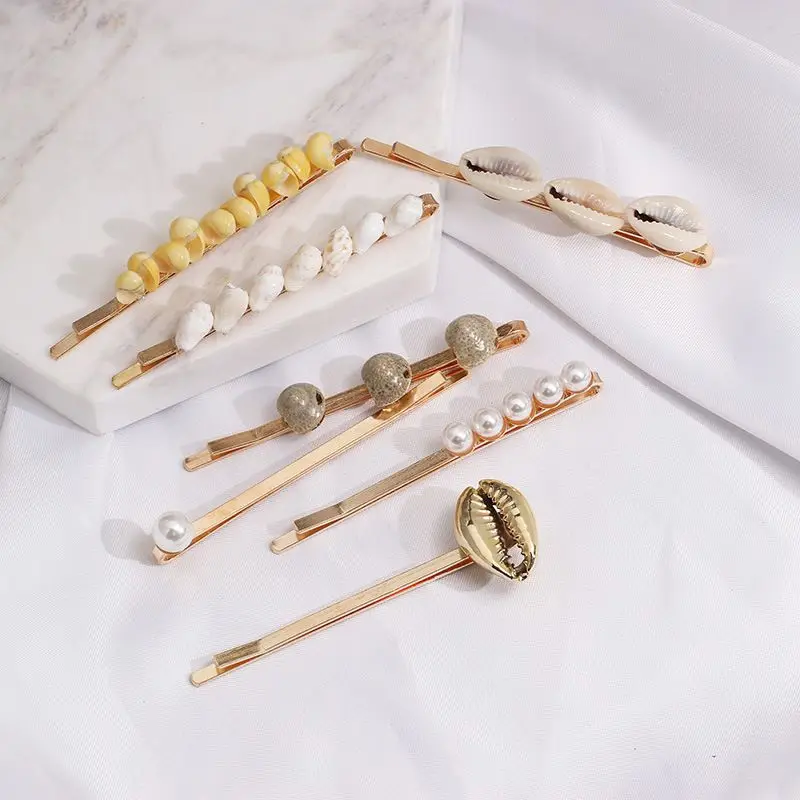 2019 New 1PC Korea Fashion Shell Conch Hair Clips for Women Girls Handmade Braided Geometry Hairpins Pearl Hair Clip Accessories
2019 New 1PC Korea Fashion Shell Conch Hair Clips for Women Girls Handmade Braided Geometry Hairpins Pearl Hair Clip Accessories