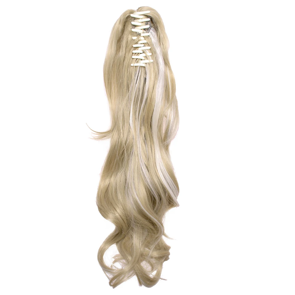 TOPREETY Heat Resistant Synthetic Hair Fiber 160gr 22" 55cm Wavy Claw Clip in/on Ponytail Extensions CP-333
TOPREETY Heat Resistant Synthetic Hair Fiber 160gr 22" 55cm Wavy Claw Clip in/on Ponytail Extensions CP-333