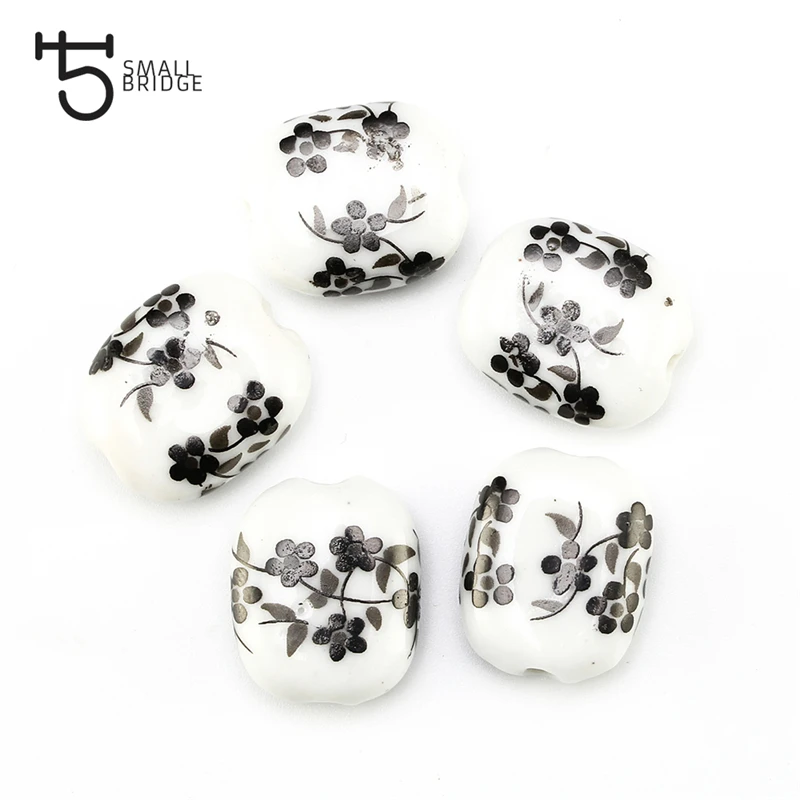 Chinese Plum Blossoms Ceramic Beads for Jewelry Making Bracelet Necklace DIY Accessories Small Crushed Flower Square beads T291
Chinese Plum Blossoms Ceramic Beads for Jewelry Making Bracelet Necklace DIY Accessories Small Crushed Flower Square beads T291