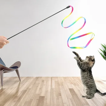 1Pc 2019 New Cat Toys Cute Funny Colorful Rod Teaser Wand Plastic Pet Toys For Cats Interactive Stick Cat Supplies Cats Rod Chic
1Pc 2019 New Cat Toys Cute Funny Colorful Rod Teaser Wand Plastic Pet Toys For Cats Interactive Stick Cat Supplies Cats Rod Chic