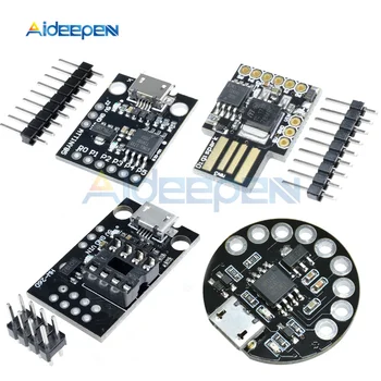Micro USB LilyPad ATTINY85 Module Digispark kickstarter Development Board ATtiny13A/ATtiny25/ATtiny85/ATtiny45 For Arduino
Micro USB LilyPad ATTINY85 Module Digispark kickstarter Development Board ATtiny13A/ATtiny25/ATtiny85/ATtiny45 For Arduino