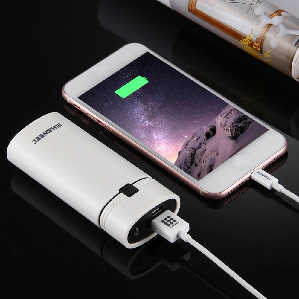 2 * 18650 Battery DIY Power Bank Box Case Dual USB Port Lightweight Charger With LED Flashlight ABS Material Made
2 * 18650 Battery DIY Power Bank Box Case Dual USB Port Lightweight Charger With LED Flashlight ABS Material Made