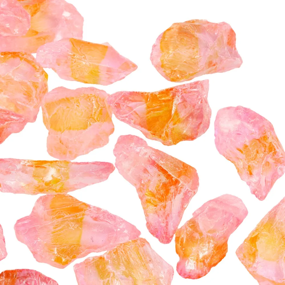 1Lot (230g) Pink & Yellow Titanium Coated Natural Rock Quartz Raw Rough Stone for Jewelry Making,Wire Wrapping,Reiki Wicca
1Lot (230g) Pink & Yellow Titanium Coated Natural Rock Quartz Raw Rough Stone for Jewelry Making,Wire Wrapping,Reiki Wicca