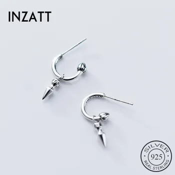 INZATT Real 925 Sterling Silver Gothic Stud Earrings Geometric Conical Pendant Ear Hook For Women Party Fashion Jewelry Gift
INZATT Real 925 Sterling Silver Gothic Stud Earrings Geometric Conical Pendant Ear Hook For Women Party Fashion Jewelry Gift