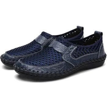 Nice Men Shoes Breathable Casual Men Flats Soft Sandals Genuine Leather Male Moccasins Shoes Summer Men Shoes P6d18
Nice Men Shoes Breathable Casual Men Flats Soft Sandals Genuine Leather Male Moccasins Shoes Summer Men Shoes P6d18