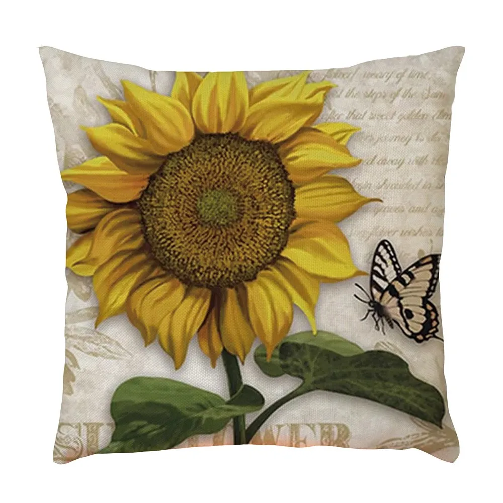 2018 New Sunflower Printed Throw Pillow Case Decorative Pillows Cover For Sofa Seat Cushion Cover 45x45cm Home Decor
2018 New Sunflower Printed Throw Pillow Case Decorative Pillows Cover For Sofa Seat Cushion Cover 45x45cm Home Decor