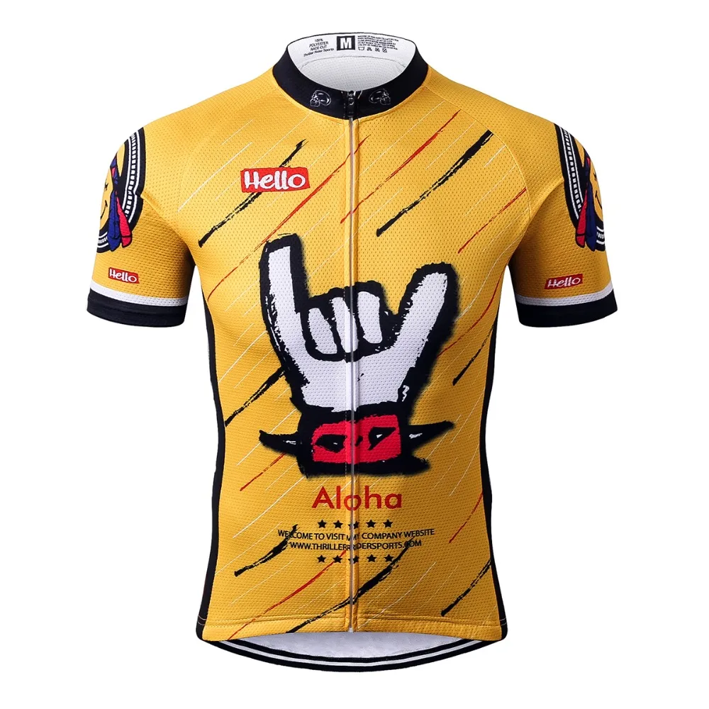 THRILLER RIDER SPORTS TRS-0093 Mens Cycling Jersey Cycling Clothing Bike Shirt Size S to 5XL
THRILLER RIDER SPORTS TRS-0093 Mens Cycling Jersey Cycling Clothing Bike Shirt Size S to 5XL