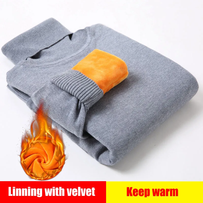 New Winter Men'S Sweater Men'S Turtleneck Solid Color Casual Sweater Men's Slim Knitted Plus Velvet Thick Pullovers
New Winter Men'S Sweater Men'S Turtleneck Solid Color Casual Sweater Men's Slim Knitted Plus Velvet Thick Pullovers