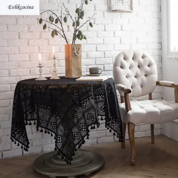 Free Shipping Black Crocheted Round Tablecloth Cover Mantel De Mesa Multifunction Redondo Obrus Nappe Toalhas De Mesa Manteleria
Free Shipping Black Crocheted Round Tablecloth Cover Mantel De Mesa Multifunction Redondo Obrus Nappe Toalhas De Mesa Manteleria