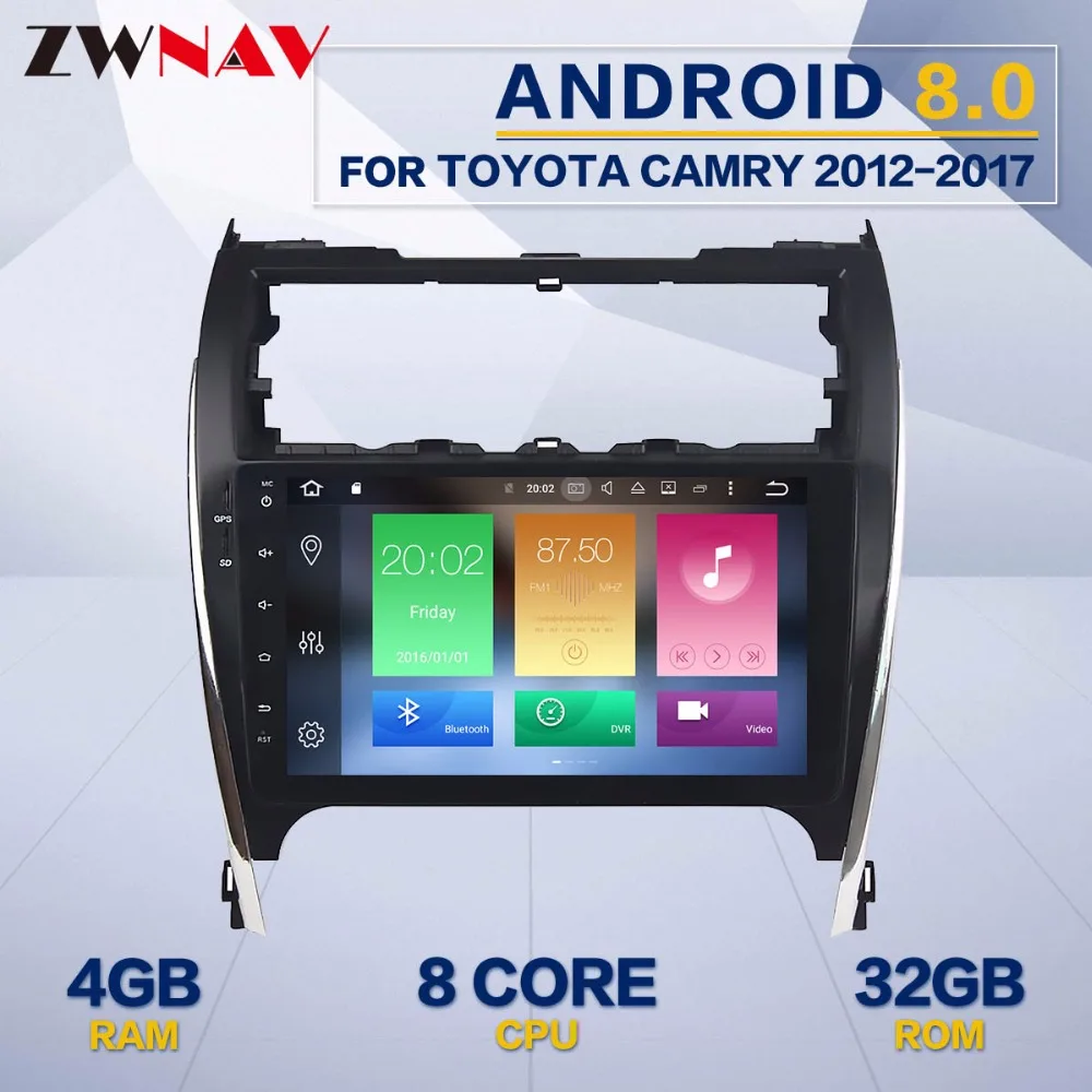 ZWNAV 8 Core Android 8.0 4+32GB Car GPS Navigation Radio No DVD Player Headunit For Toyota Camry 2012 2013 2014 2015 2016 2017
ZWNAV 8 Core Android 8.0 4+32GB Car GPS Navigation Radio No DVD Player Headunit For Toyota Camry 2012 2013 2014 2015 2016 2017