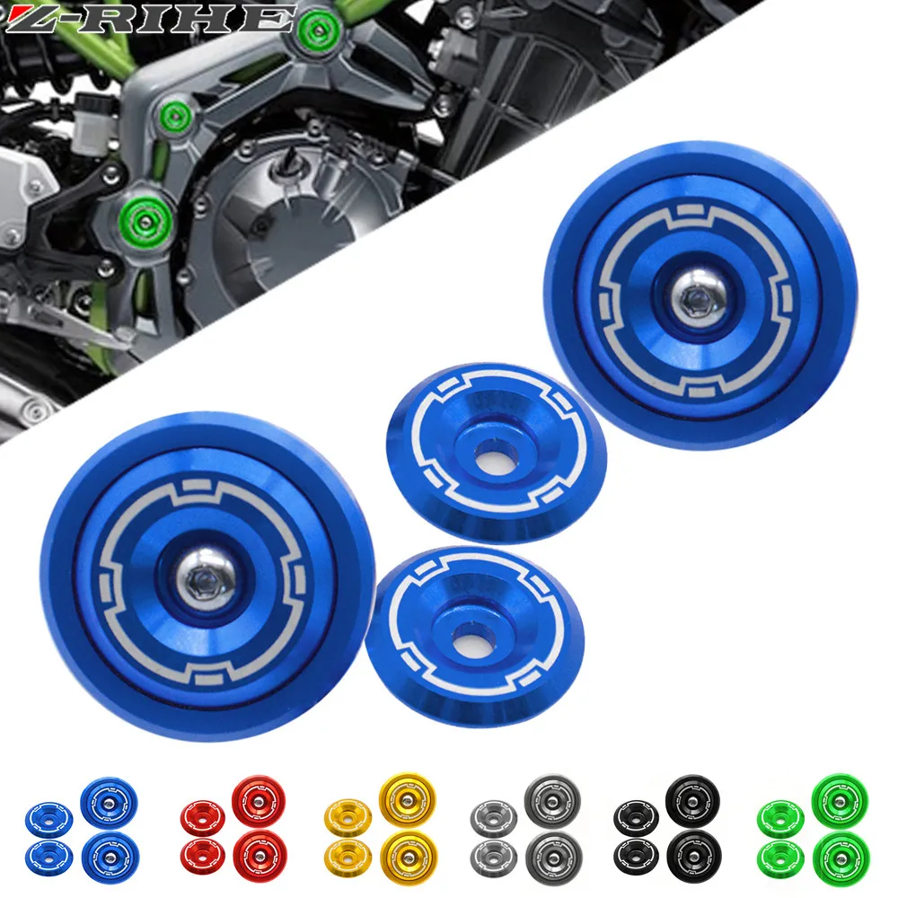 CNC Aluminum accessories Motorcycle Engine side cover Camshaft Oil cap screw Frame Hole Cover Cap For Kawasaki Z900 Z 900 17-18
CNC Aluminum accessories Motorcycle Engine side cover Camshaft Oil cap screw Frame Hole Cover Cap For Kawasaki Z900 Z 900 17-18