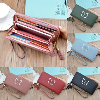2019 Women Lady Zipper Leather Wallet Long Card Holder Phone Bag Case Purse Handbag
2019 Women Lady Zipper Leather Wallet Long Card Holder Phone Bag Case Purse Handbag