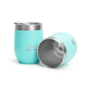MOSSY OAK 2-Pack Vacuum Insulated Wine Tumbler - 12 Oz Stainless Steel Stemless Metal Cup for Drinks Champagne Cocktails
MOSSY OAK 2-Pack Vacuum Insulated Wine Tumbler - 12 Oz Stainless Steel Stemless Metal Cup for Drinks Champagne Cocktails