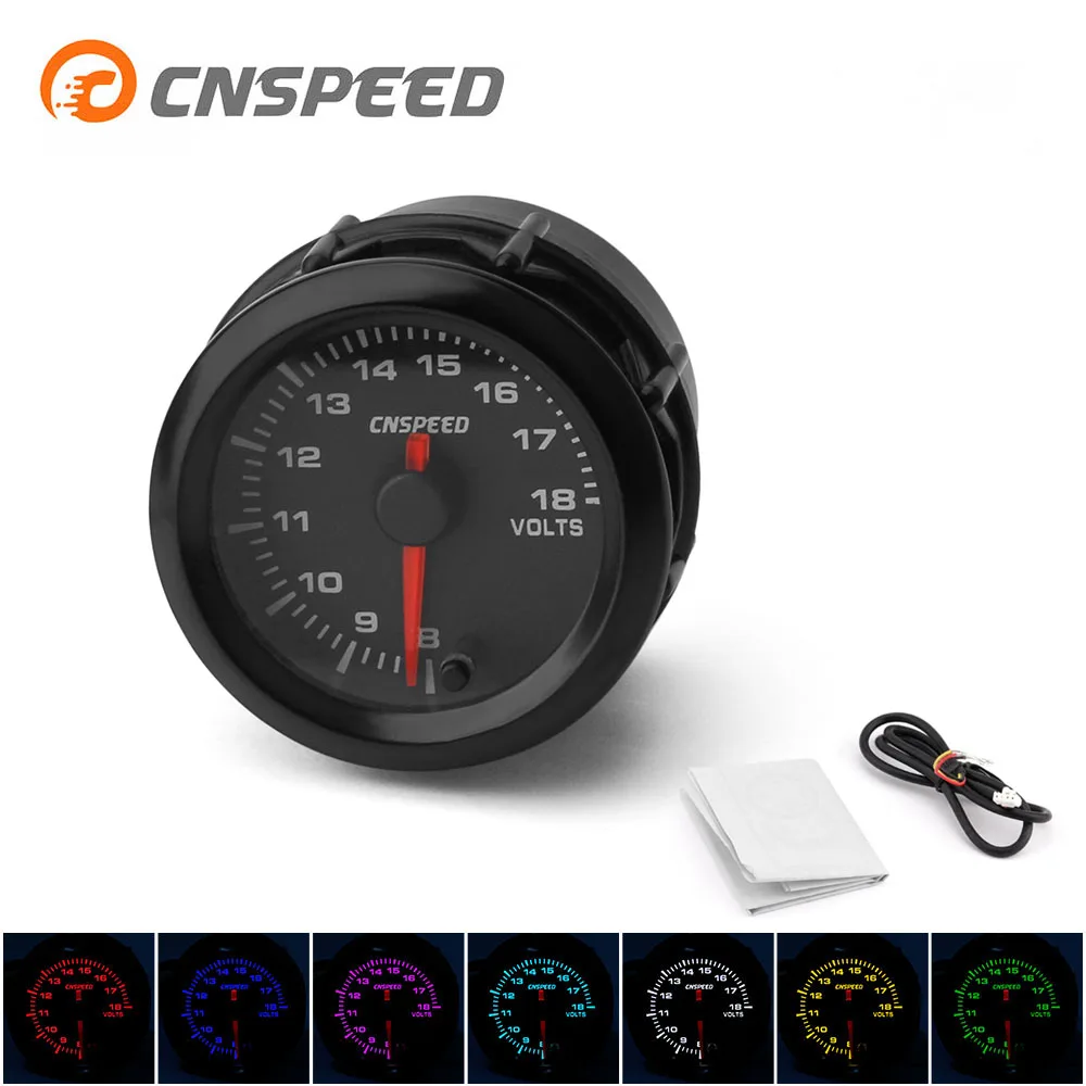 Dynoracing 2" 52mm 7 Colors LED Car Auto Voltmeter 8-18 Volt Gauge High Speed Stepper Motor Voltage gauge Car Meter BX101492
Dynoracing 2" 52mm 7 Colors LED Car Auto Voltmeter 8-18 Volt Gauge High Speed Stepper Motor Voltage gauge Car Meter BX101492
