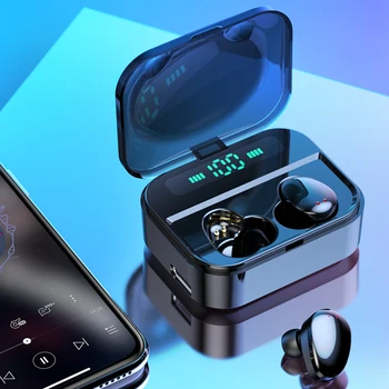 Bluetooth 5.0 Earphones TWS Wireless Headphones IPX7 Waterproof Earphone Handsfree Headphone Sports Earbuds Gaming Headset
Bluetooth 5.0 Earphones TWS Wireless Headphones IPX7 Waterproof Earphone Handsfree Headphone Sports Earbuds Gaming Headset