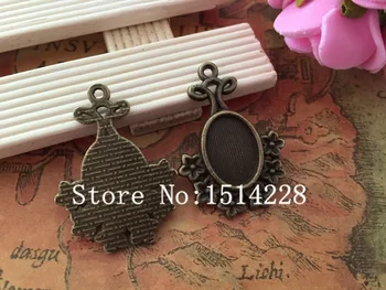 50pcs/lot. Antiqued Bronze mirror style oval Cameo Setting Pendant jewelry charms(inner Size 10*14mm)
50pcs/lot. Antiqued Bronze mirror style oval Cameo Setting Pendant jewelry charms(inner Size 10*14mm)