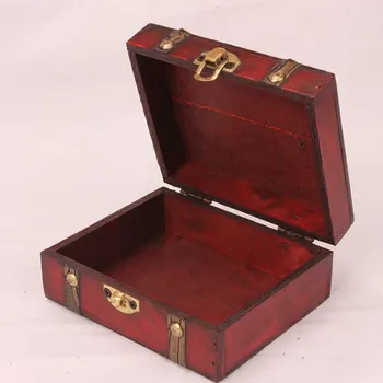 1PC Wood Storage Box Retro Antique Decorative Gift Box Double Belt Wooden Jewelry Storage Organizer Copper Nails
1PC Wood Storage Box Retro Antique Decorative Gift Box Double Belt Wooden Jewelry Storage Organizer Copper Nails