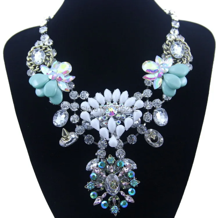New Vintage Statement Silver Plated Crystal Flowers Necklaces & Pendants Choker Necklace Jewelry
New Vintage Statement Silver Plated Crystal Flowers Necklaces & Pendants Choker Necklace Jewelry