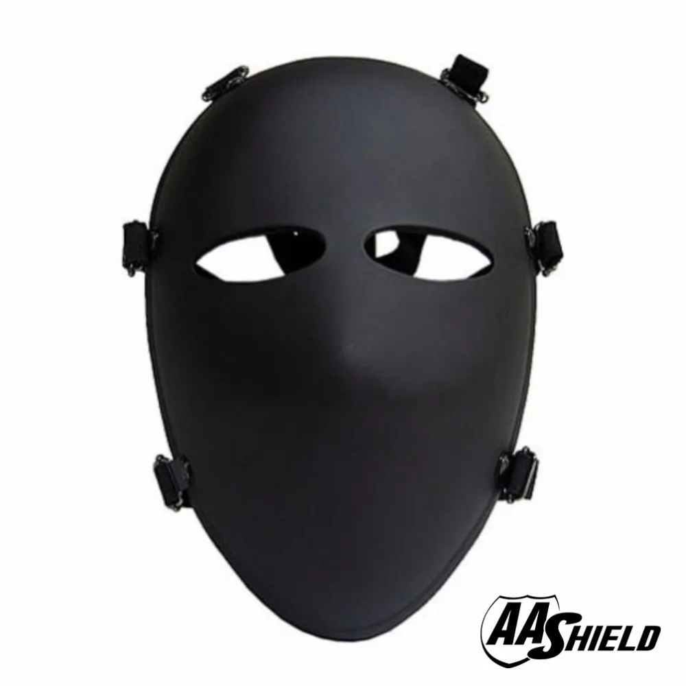 

AA Shield Ballistic Visor Bulletproof Full-Face Mask Body Armor Mask NIJ Lvl IIIA 3A Teijin Aramid Code Mask Visor
