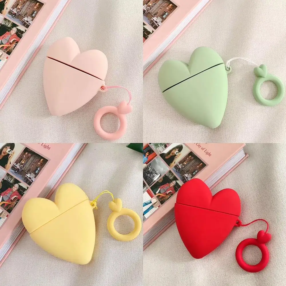 For airpods1 and airpods2 case, simple silicone shell with love, as a gift of the same ring
For airpods1 and airpods2 case, simple silicone shell with love, as a gift of the same ring