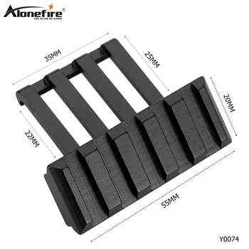 AloneFire Y0074 Tactical 5 Slots Side Rail 45 Angle Offset 20mm Picatinny Rail Mount Weaver Low Profile Adapter Sight Laser
AloneFire Y0074 Tactical 5 Slots Side Rail 45 Angle Offset 20mm Picatinny Rail Mount Weaver Low Profile Adapter Sight Laser