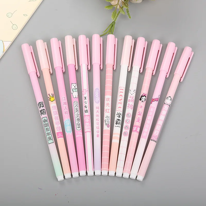 3pcs/set Creative Stationery Girl Heart Pink gel Pen cut Student Signature Pen kawaii school supplies 0.5mm refill
3pcs/set Creative Stationery Girl Heart Pink gel Pen cut Student Signature Pen kawaii school supplies 0.5mm refill